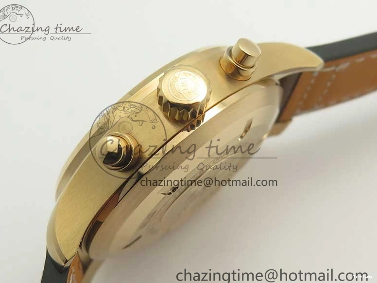 MIROTIME 0523 Sleek Pilot Chrono 377721 “Le Petit Prince” RG ZF 1:1 Best Edition on Brown Leather Strap A 7182